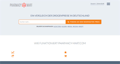 Desktop Screenshot of de.pharmacy-mart.com