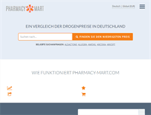 Tablet Screenshot of de.pharmacy-mart.com